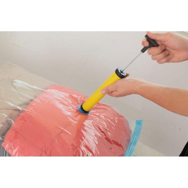 Vacuum Compression Bag for down Jackets and Cotton Clothes, Transparent Clothing Vacuum Travel Storage, Small Vacuum Storage Bag