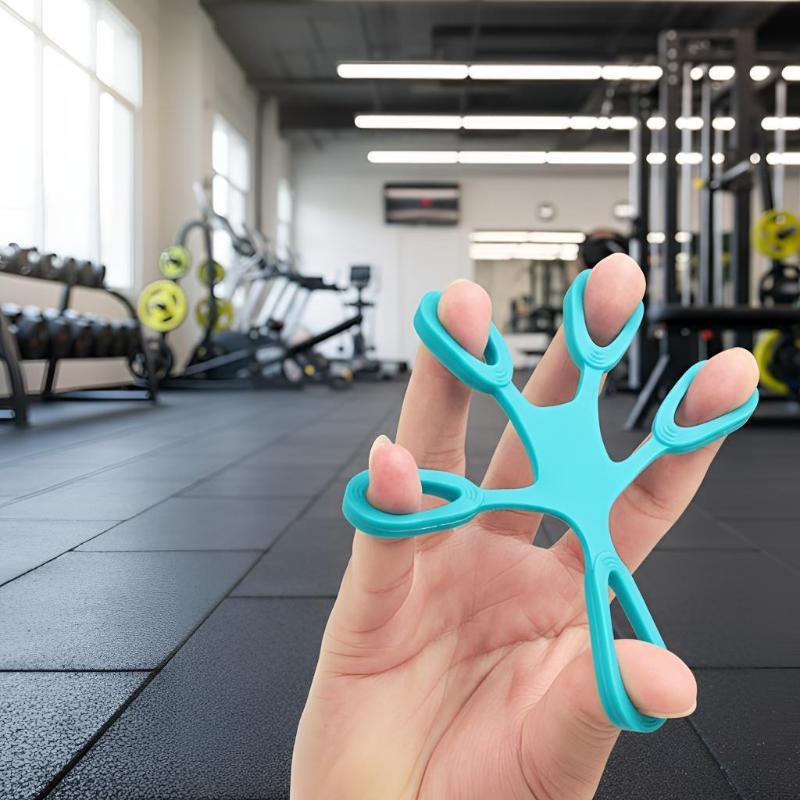 Finger Grip Silicone Ring Exerciser Antistress Resistance Band Fitness Stretcher 3 Levels Ibs Finger Sensory Toy For Autism Adhd