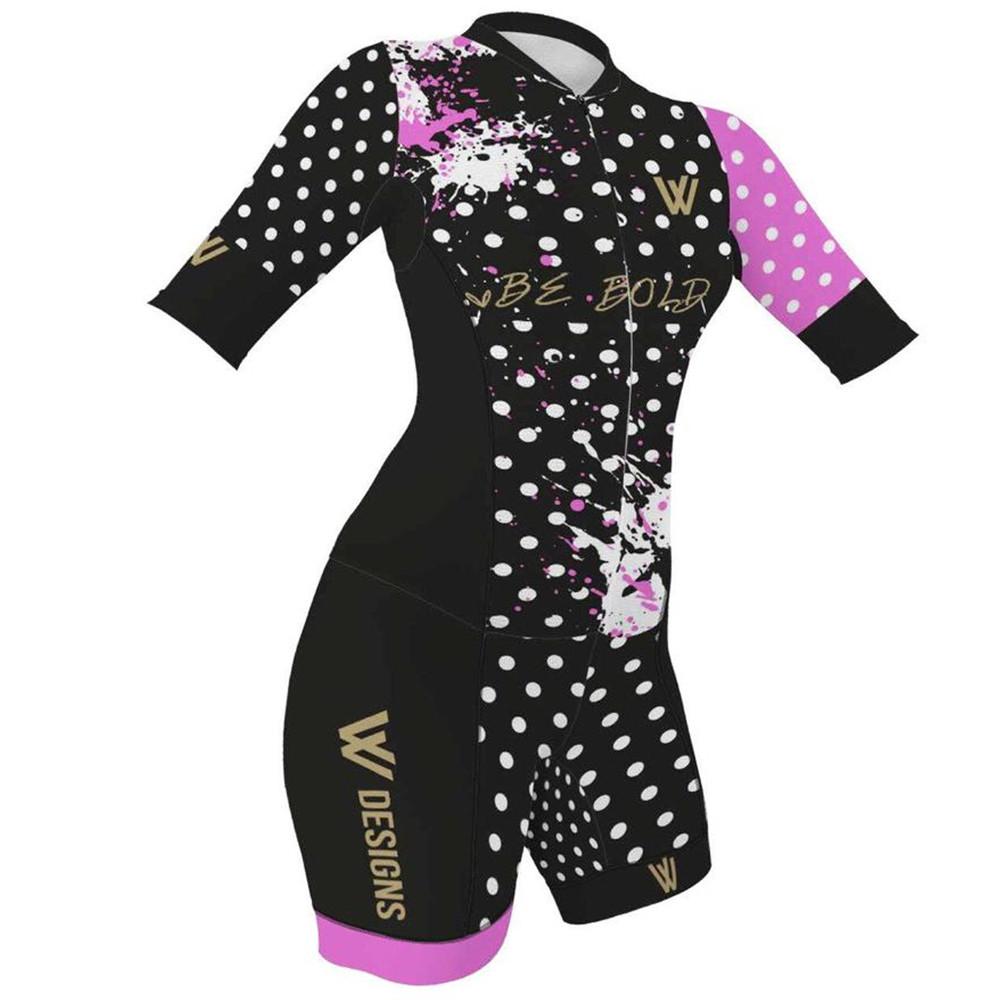 Sportsdesigns Maillot de Triathlon Cyclisme Été Manches Courtes Maillot de Bain Personnalisé Vêtements Combinaison Ropa Ciclismo
