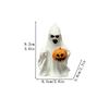 1Pc Resin Ghost Ghost Statue Pieces, Halloween Ghost Statue Decorative Ornaments, Cute Finger Ghost Ornaments, Perfect Halloween Decorations.
