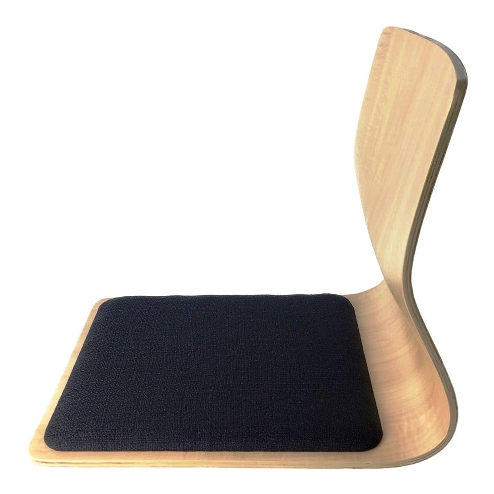 CAINZ Bentwood Length Depth Height Natural Aoi No Back No Japanese Simple Chair, 37cm, 48cm, 43cm, Seat, Pain, Fatigue, Style,