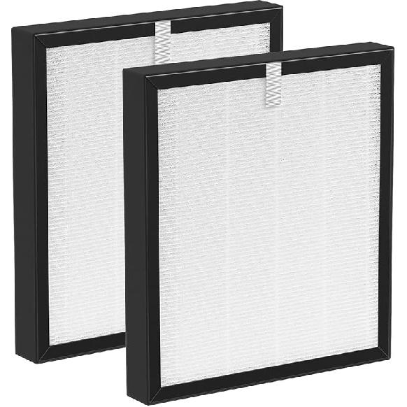LINNIW TZ-K2 Replacement Filter Compatible with ToLife Air Purifier TZ-K2, 3-in-1 Filtration Systemwith Activated Carbon & Pre-filter, TZ-K2-A TZ-K2 2 Pack