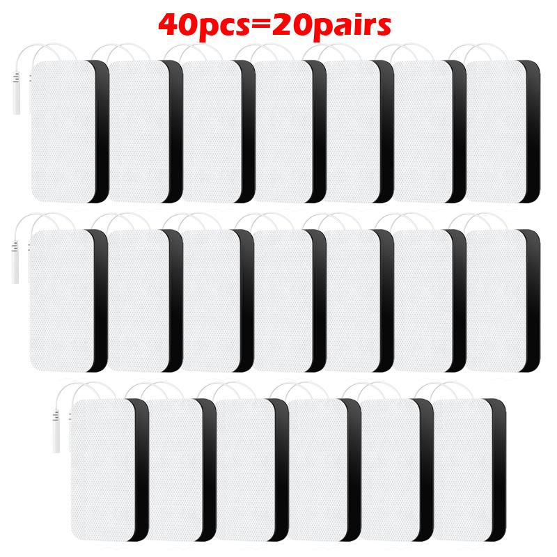 TENS EMS Elektroden Pads Physiotherapie Zubehör Vlies Selbstklebende Ersatzpflaster für EMS Elektrisches Massagegerät