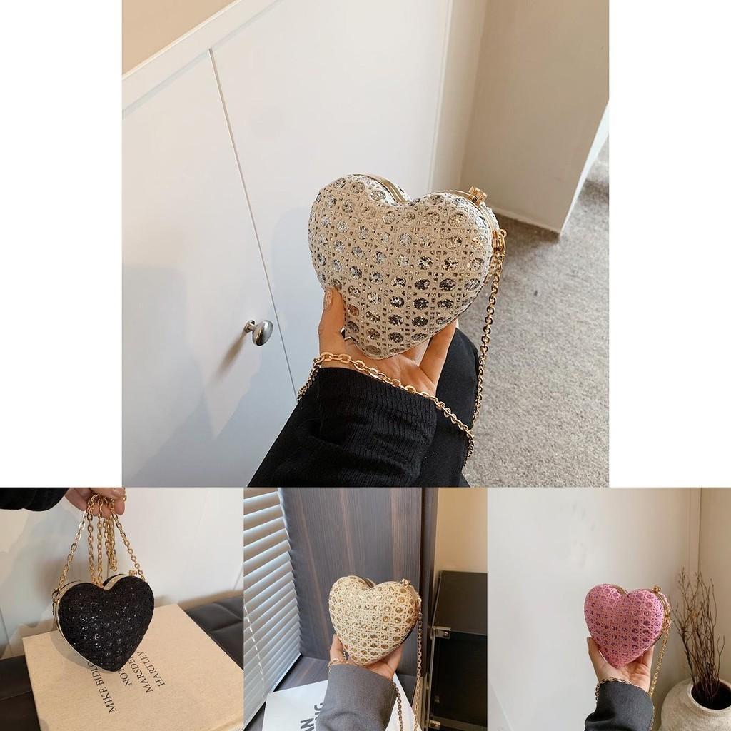 Chic Fashion Crossbody Bag Unique Simple Heart-shaped Shoulder Bag For 2024 Trend