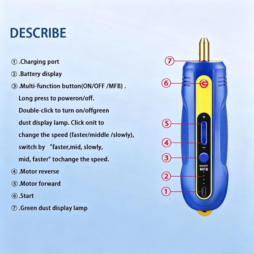 LED Display Electric Glue Remover Electric Tool Glue Removal Pen  Phone Screen Repair