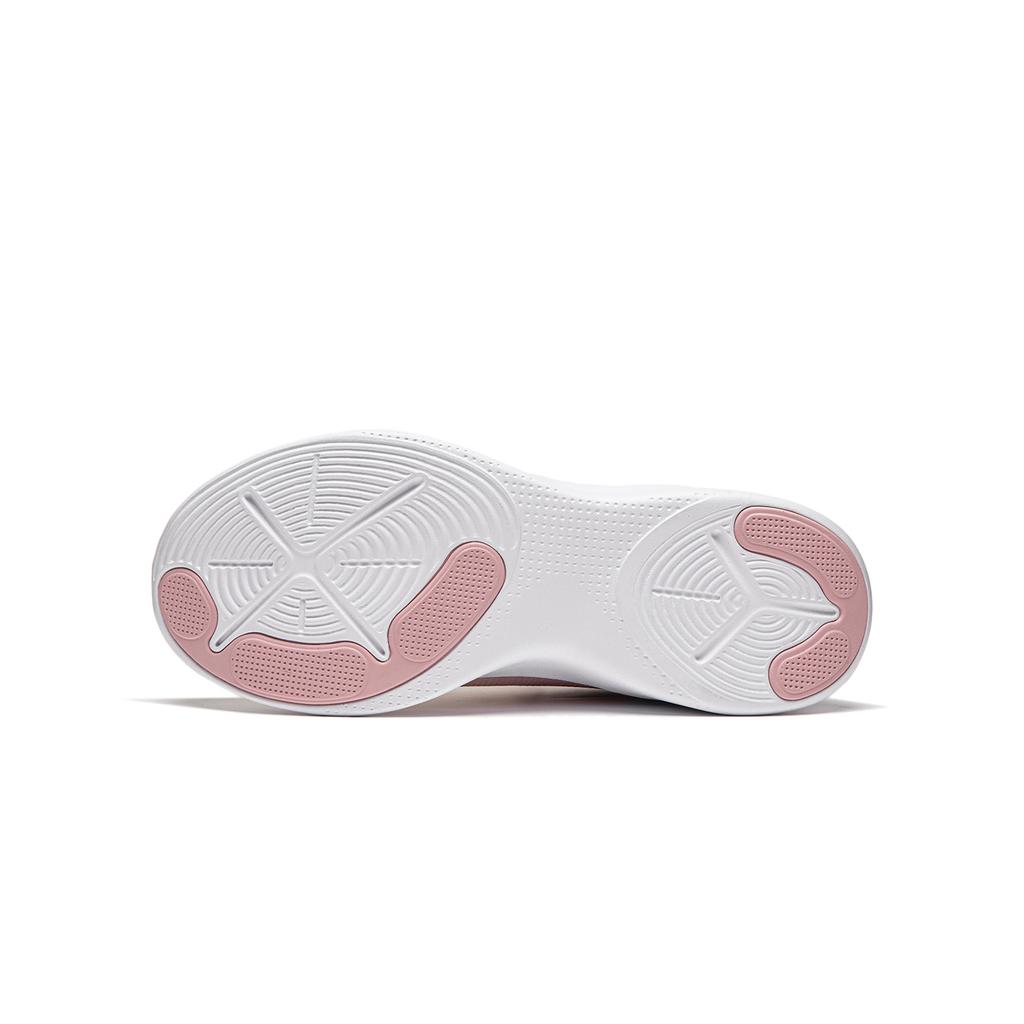 Li Ning Kids Synthetic Leather Gradient Simple Fashion Comfortable Versatile Casual Shoes Kids Casual Shoes Off-White YKCU116-2