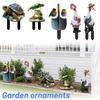 Acryl Tier Gartenspieß Entenfigur für Garten und Hausdekoration Flach 2D Außenornament für Rasen Weg Terrasse