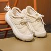 Kappa Velvet Cloud Shoes with Thick Soles, Warm and Casual Cotton Shoes, Anti Slip and Wear-resistant, Versatile and Trendy On the Street