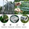 Clear PVC Vinyl Tarp, Heavy Duty Waterproof Tarpaulin Cover with Grommets, 14Mil Thick UV & Tear Resistant Transparent Polytarp