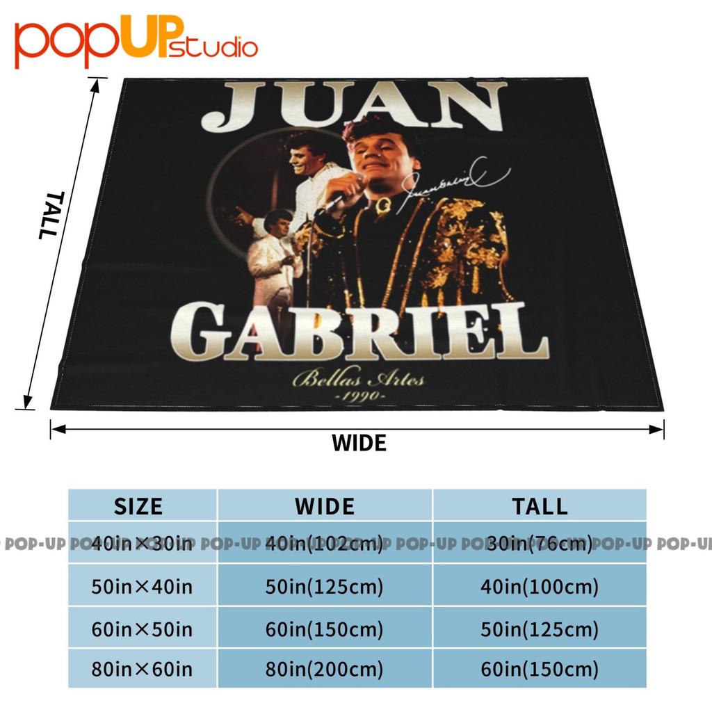 Juan Gabriel Bellas Artes 1990 Ultra-Soft Blanket Quilt Winter Sofa Cover Bed Covers