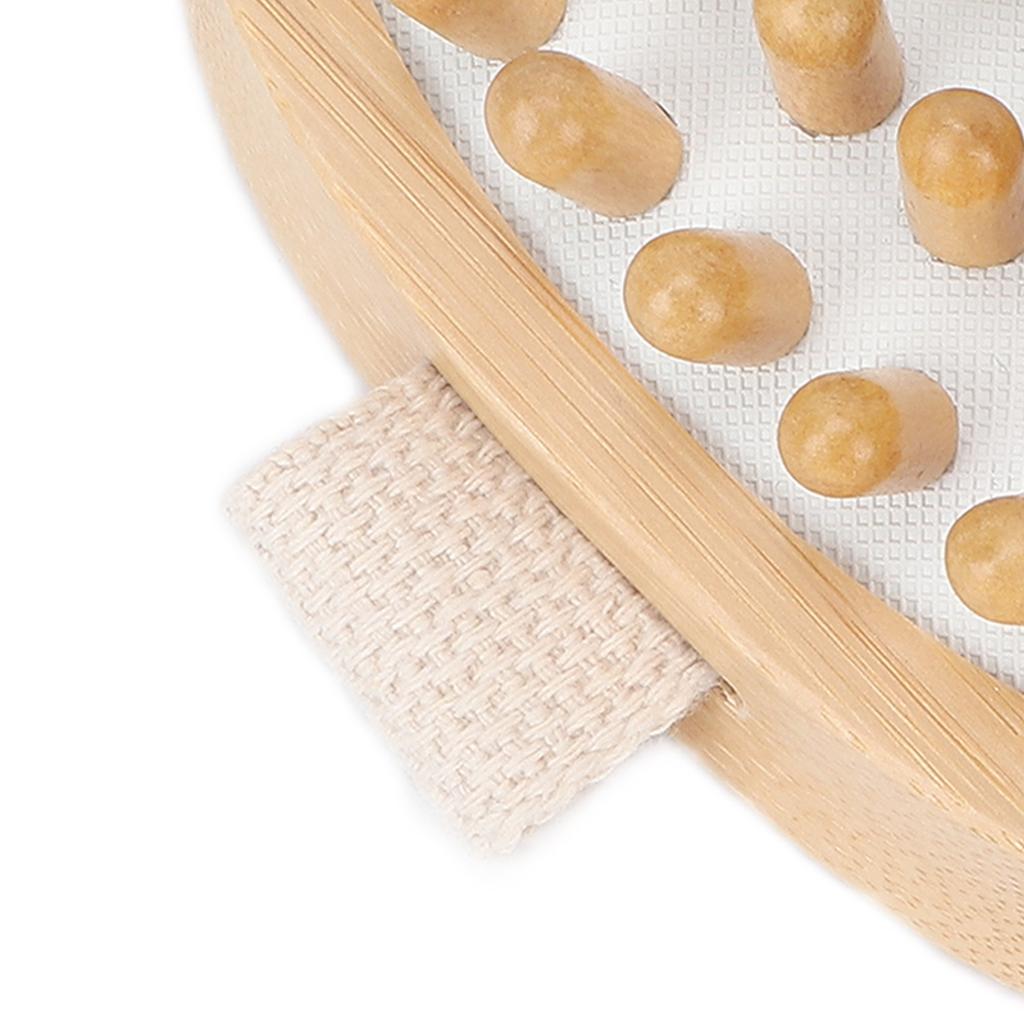 Gentle Massage Brush Portable Bamboo Spa Bath Massage Brush Body Scrubber Brush