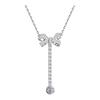 Aijiasha Link Series Bow Meteor 925 Silver Necklace Women's 262187C-136-TU
