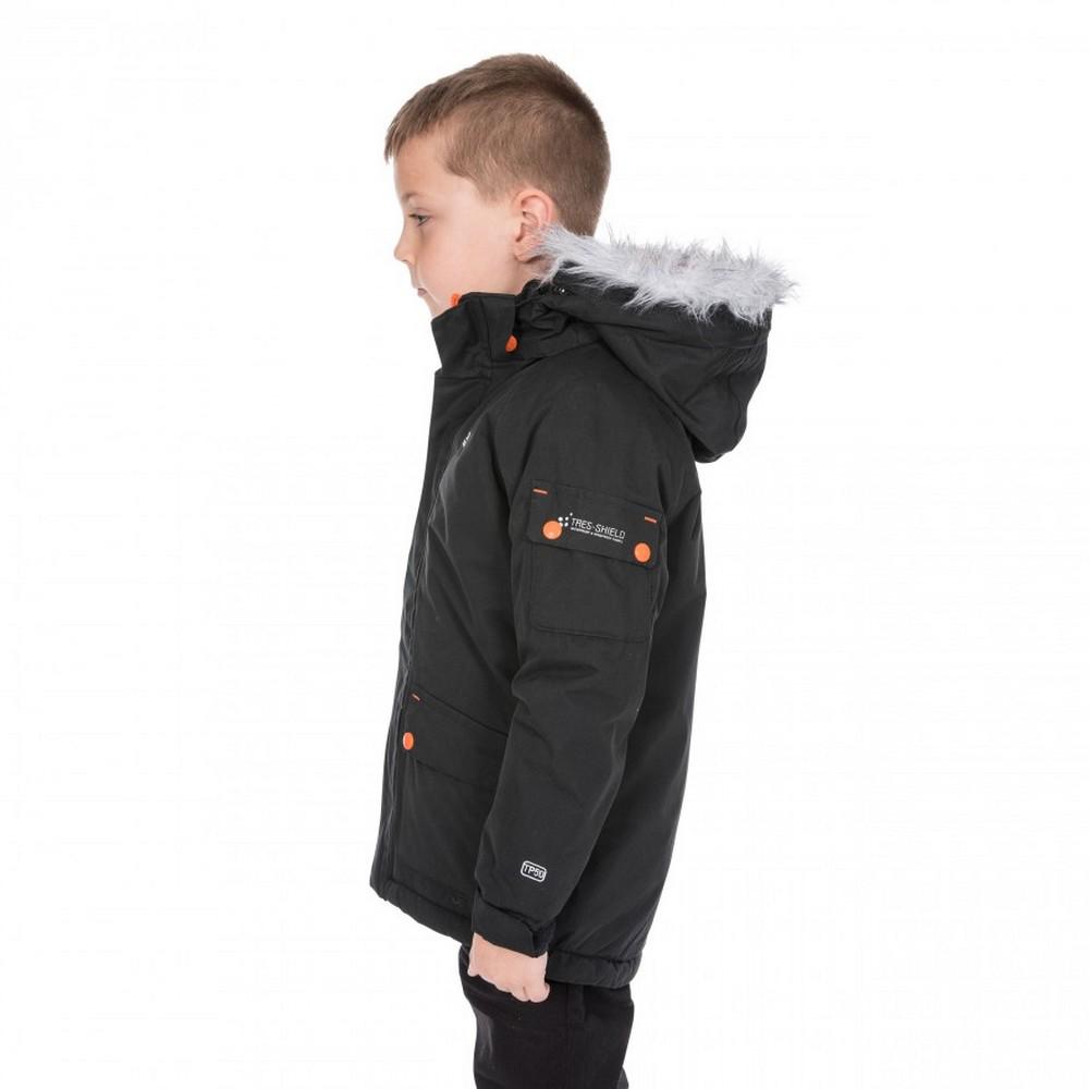 Kinder Jungen Holsey Wasserdichte Parka Jacke