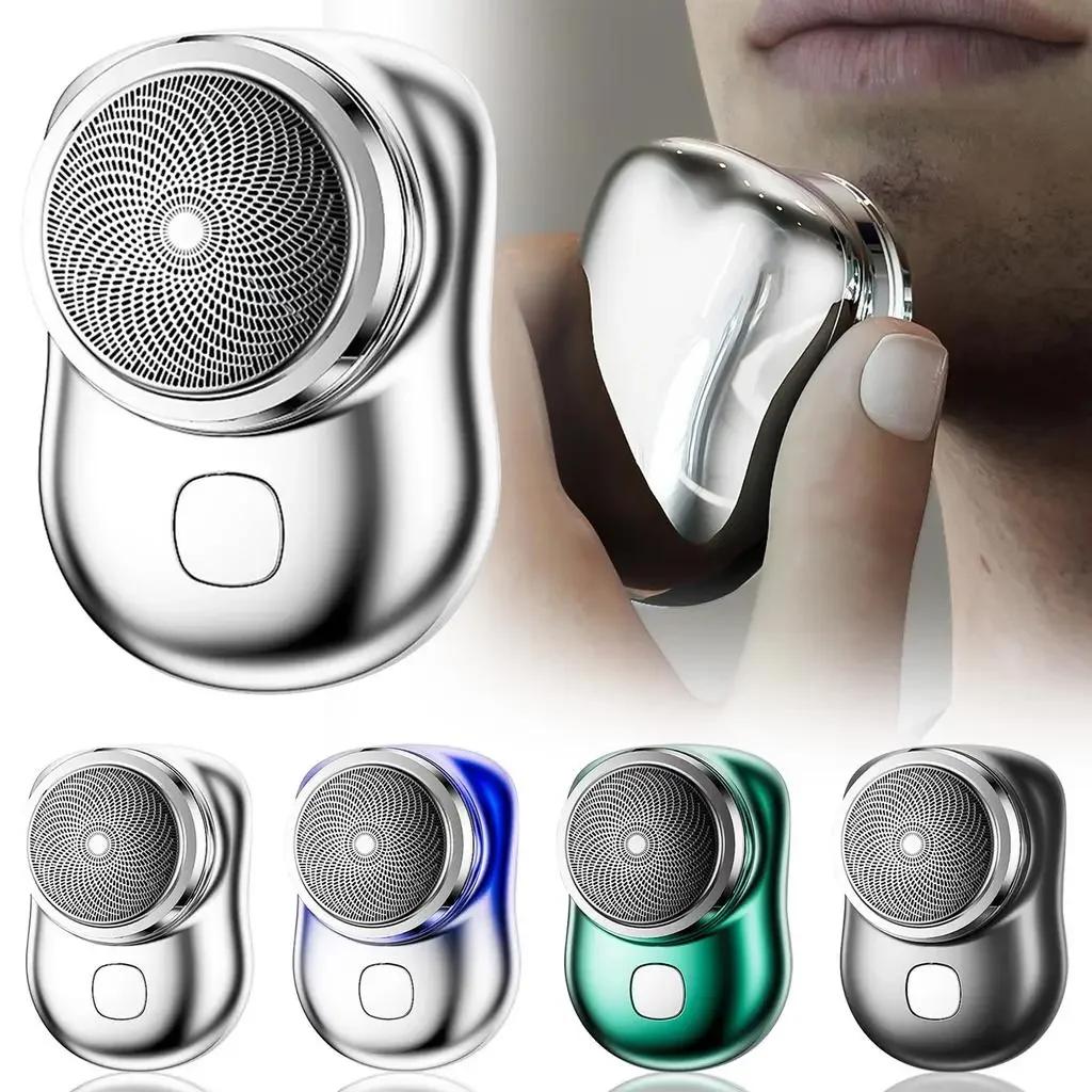 Portable Travel Shaver USB Charging LED Power Display Mini Waterproof Men's Electric Shaver Foot Hair Armpit Hair Remover