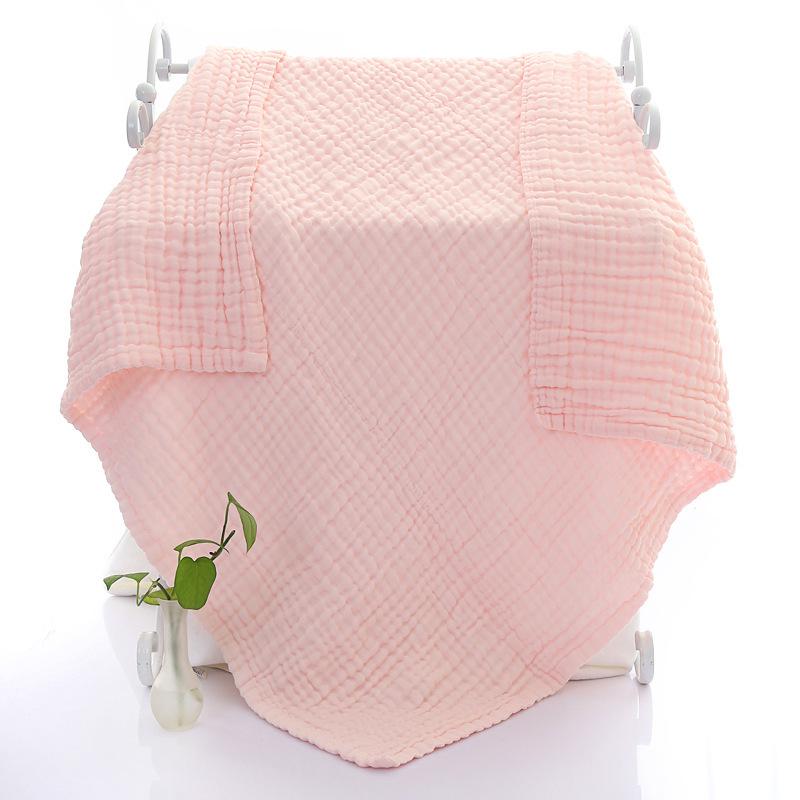 Six-Layer Gauze Children's Quilt: Soft, Solid Color Baby Blanket and Newborn Bath Wrap