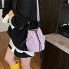 Canvas Bag Female Tide Brand Mobile Phone Bag Leisure Sports Travel Cycling Crossbody Small Bucket Bag