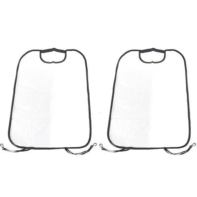 2pcs Thicken Seat Back Protector Transparent Cover Child Baby Kick Mat Large Size Clean Keep for Car Truck SUV