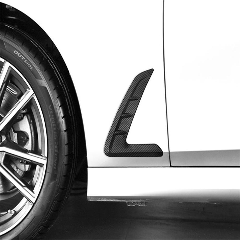 Car Side Body Outlet Cover Trim Carbon Fiber Look For Bmw 3 Series G20 2020-2021