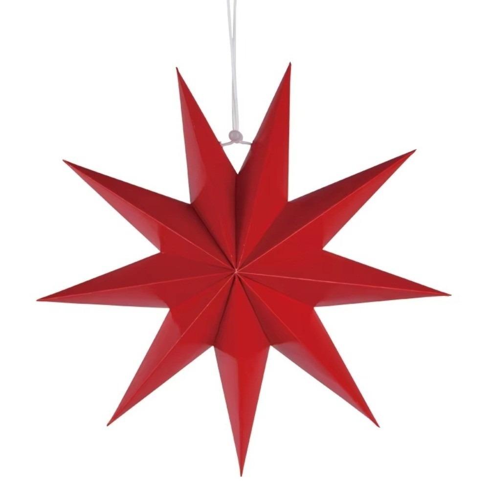 New 30cm Star Lanterns 9-Pointed DIY Crafts Christmas Decorations Folding Party Decorations Birthday Party