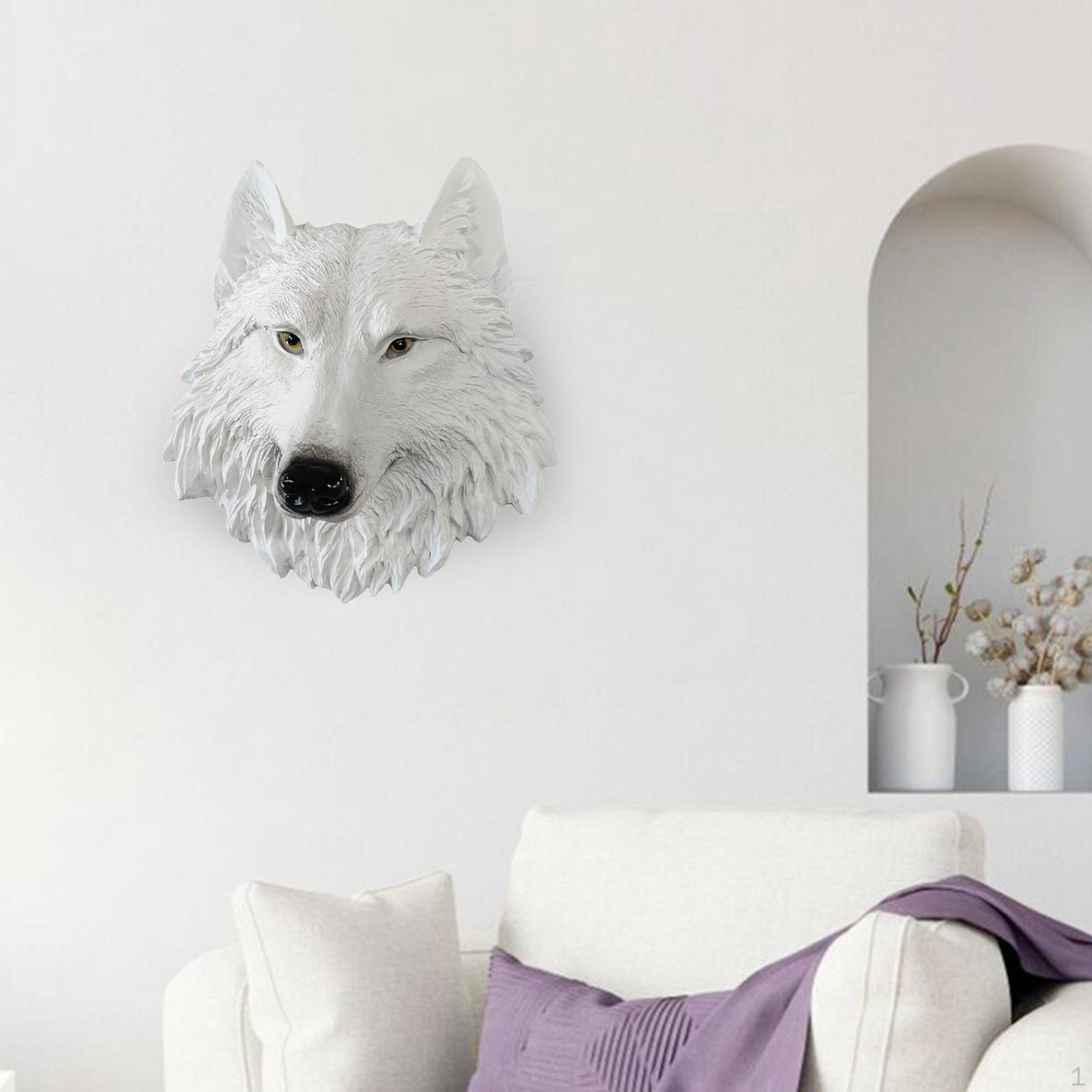 

Голова тварини Статуя Настінне кріплення Скульптура Художні ремесла для дому Чорна Пантера