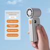 2026 New Style Violent Small Wind Cannon Handheld Fan, LED High-definition Digital Display, Summer Fashion Portable Handheld Fan