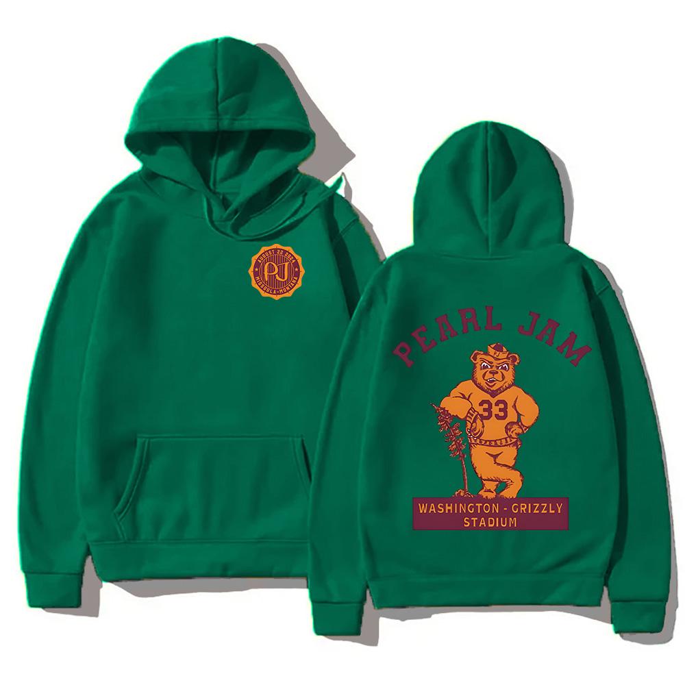 Pearl Jam Dark Matter World Sweatshirts Bär Fan Geschenke Klassische Hoodies Mode Unisex Lässige Pullover Fleece Kapuzenkleidung Oberteil