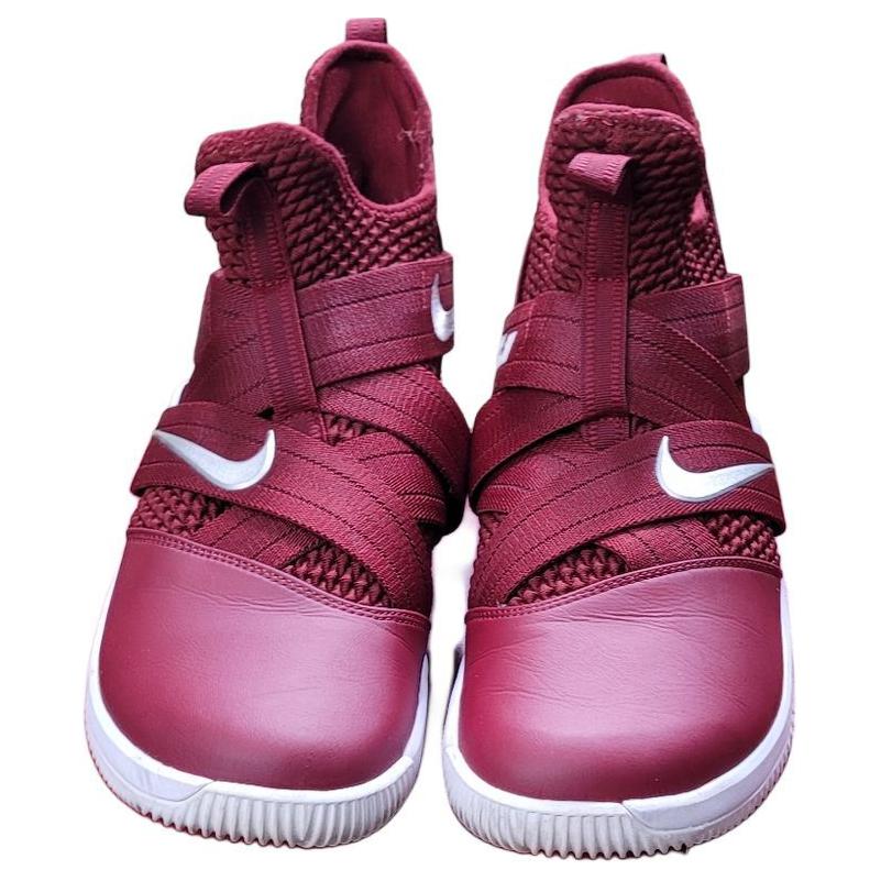 Nike LeBron Soldier 12 TB Team Red Men Sneakers Metallic-Silver White AT3872-601