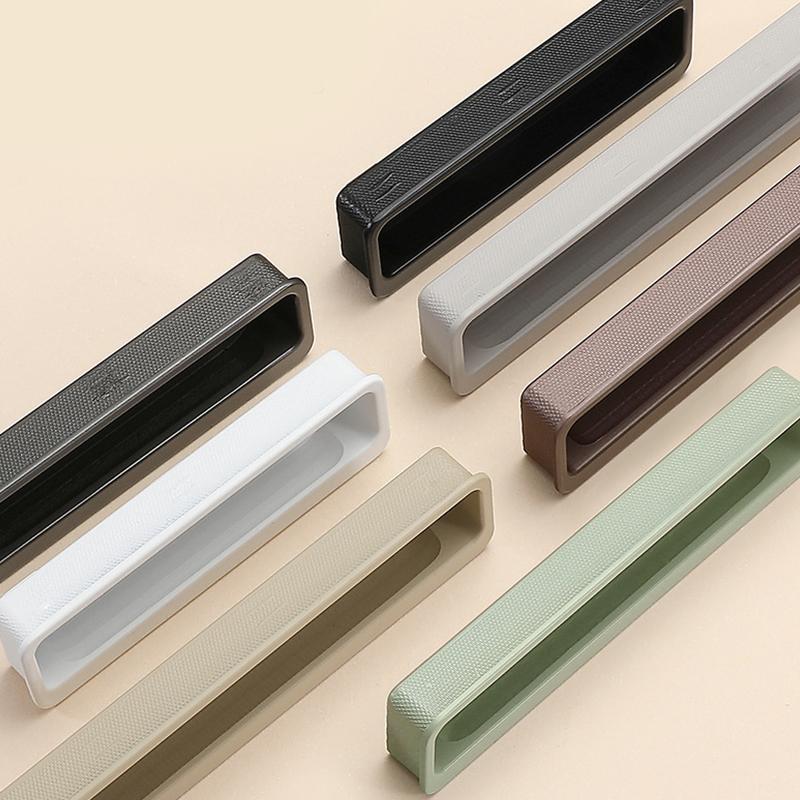 Aluminium Schwarz Eingelassen Geschlitzt Schiebetür Unsichtbarer Griff Gold Schlafzimmer Kleiderschrank Schublade Knauf Möbel Zuhause Griff Dekorativ