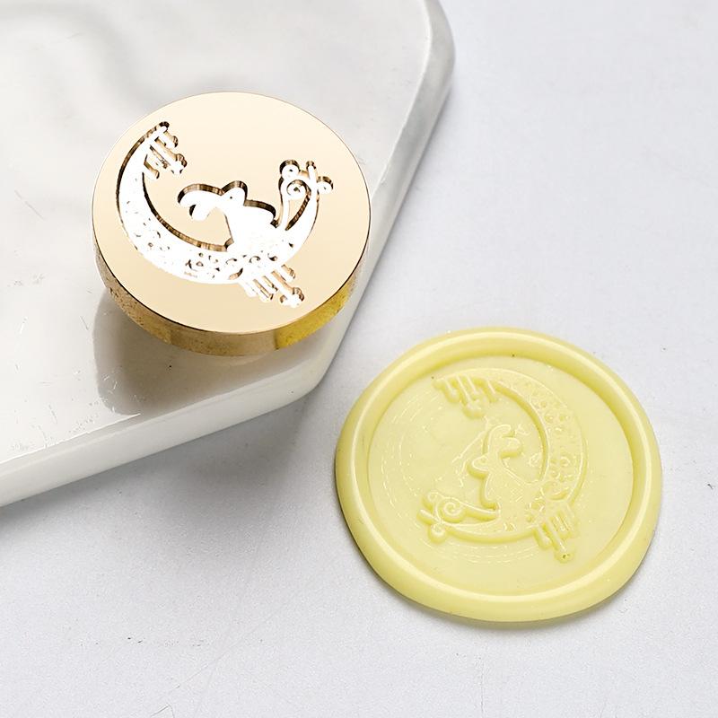 Wholesale Retro Vintage Wax Seal Stamp Sealing Wax Stamp Head For Wedding Invitation Gift Packaging Cards Scrapbooking Stamps