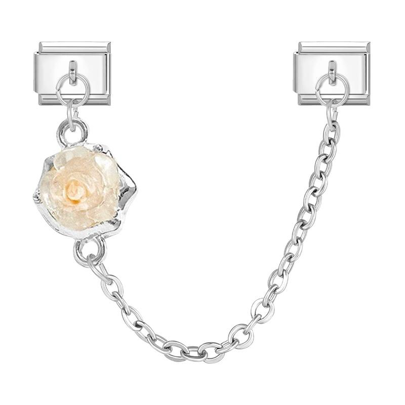 Simple Design Butterfly Star Heart Tassel Chain Pendant Italian Charm Links Fit 9MM Stainless Steel Bracelet DIY Making Jewelry
