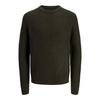 Jack And Jones Mens Textured Long-Sleeved Jumper