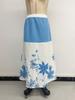 Summer 2026 High Waist A-Line Color Block Skirt for Women