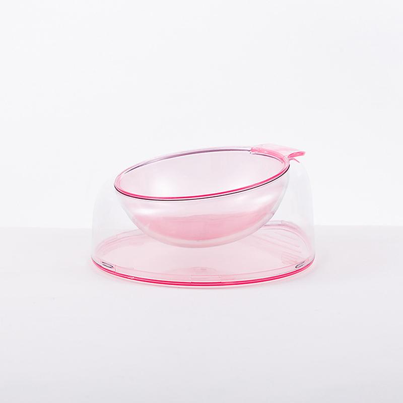 

Приподнятая миска для кошек, пластиковая миска для кормления домашних животных с наклоненным краем, защита шеи, миска для кошачьего корма