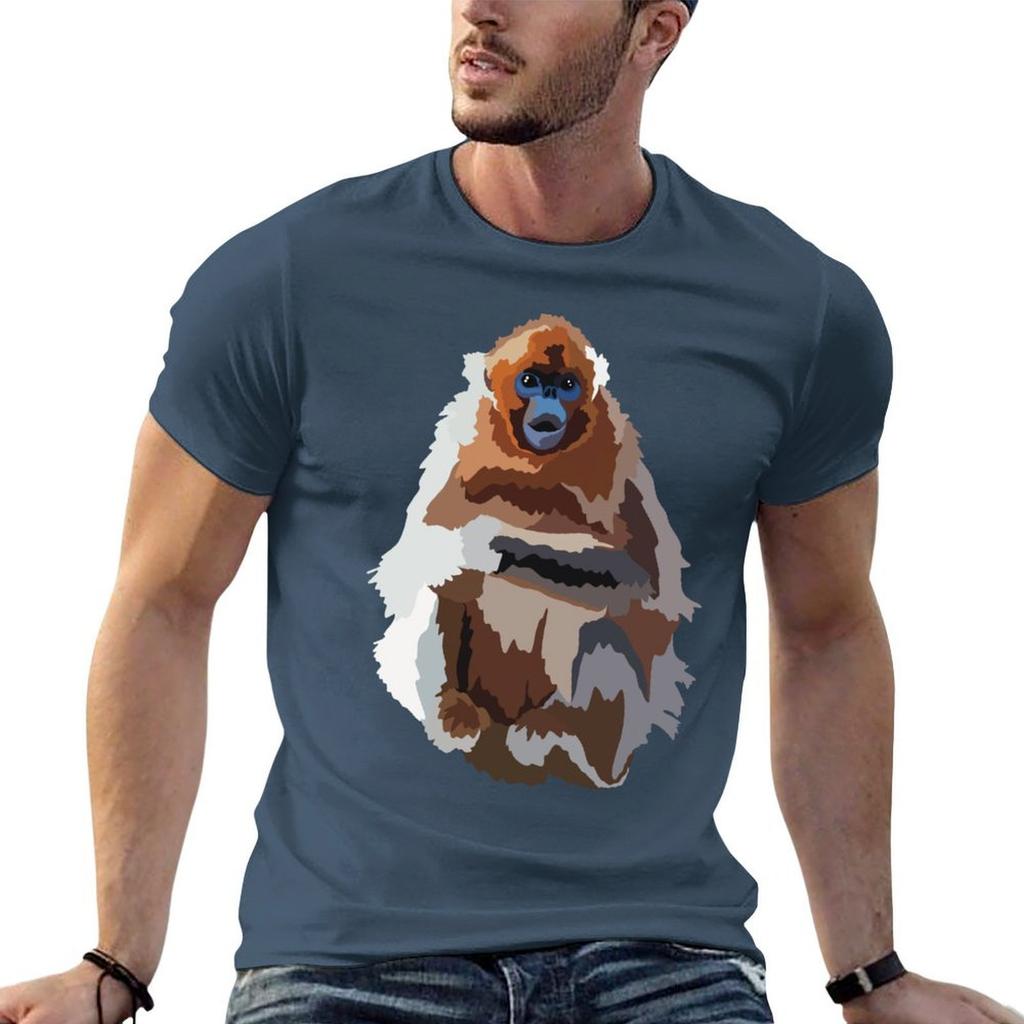G Is For Golden Snub Nosed Monkey Tshirt Street Art Print Tee Shirt