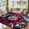 Bayern Munich Design Crystal Velvet Rug Soft Decorative Mat for Bedroom Entrance