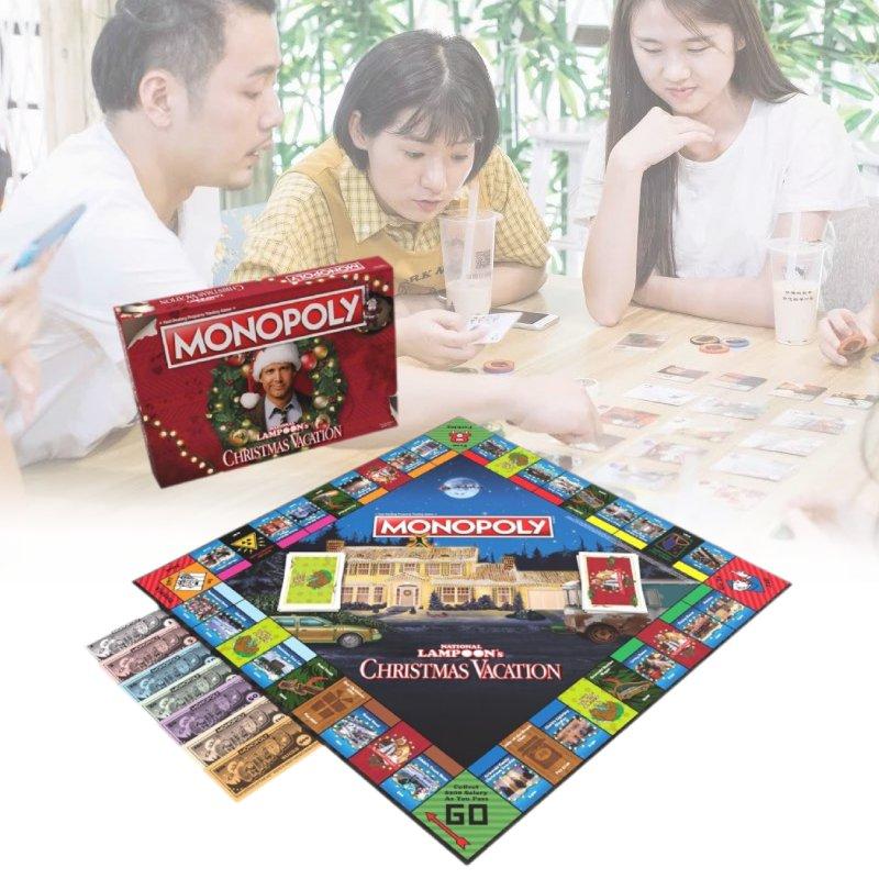 Lampoons Monopoly National Christmas Vacation Cards Board Games Party Activity