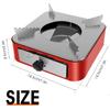 Portable Camping Stove Stainless Steel Camping Stove with Adjustable Firepower Drawer For Outdoor Barbecue Camping Equipment