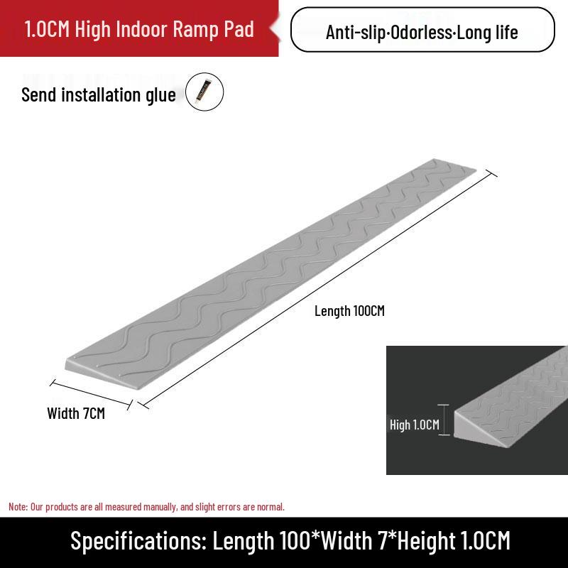 Threshold Uphill Ramp Mat for Indoor Sweeping Robots