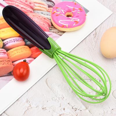 Frusta Twist 2 in 1 pieghevole in filo di acciaio rivestito in silicone Design ergonomico Miscelazione confortevole Facile da riporre Frusta per uova