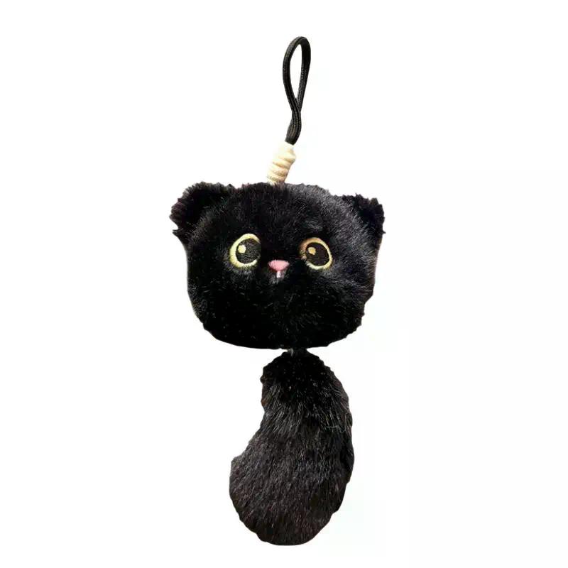 Cute Cat Plush Doll Toy Pendant For Women Backpack Car Hangings Ornament Accessories Gifts
