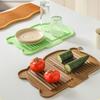 Draining Design Dish Drying Mat Non-Slip Base Heat Resistant Trivet  Countertop Protection