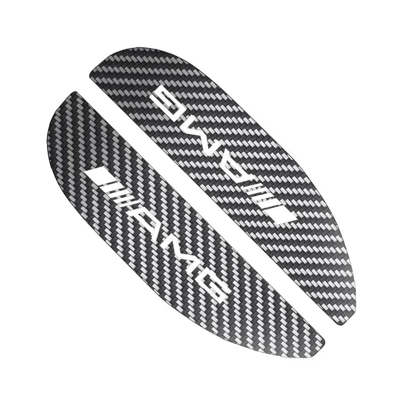 JNWYL1 2Pcs Car Rearview Mirror Rain Eyebrow Carbon Fiber Pattern Sun Visor Shade Shield For Mercedes Benz AMG GLE GLS CLS GLC CLA GLA