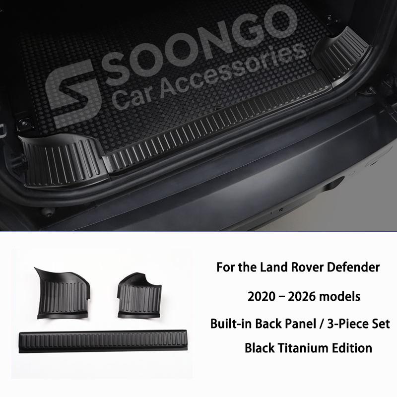 

Stainless Steel For Land Rover Defender 90/110/130 2020-2026 Car Rear Bumper Sill Plate Trunk Entry Guard Modified Accessories