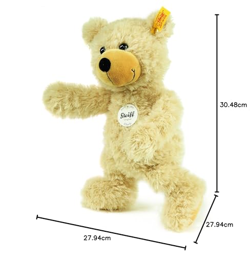 Steiff Charlie Teddy Bear, Beige, 30cm, 012808 (Official Japanese Product)