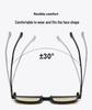 2078 Round Frame TR90 Magnetic Eyewear Set: Multi-Color Clip-On Polarized Sunglasses for Men and Women