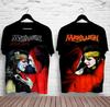 Marillion Rockové Album 3D Tisk Unisex Oversized Tričko s Kulatým Výstřihem Streetwear