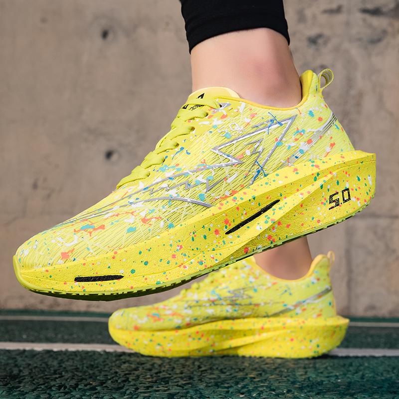 Lightweight Running Sports Shoes Men Women Damping Sneakers Breathable Mesh Trainers Anti-slip Tennis Basketball Training Shoes