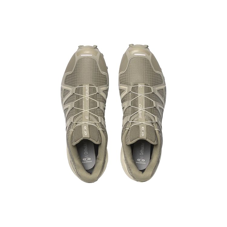 Salomon Speedcross 3 Reflect Non-Slip Durable Low-Top Outdoor Functional Shoes Unisex Shoes Khaki 417647