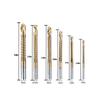 6pcs/lots 3-8mm Titanium Coated HSS Drill Bit Electric Drill Plastic Metal Hole Grooving Drill Salw Carpenter Woodworking Tools