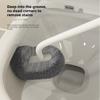 Toilet Cocked Head Wall Mounted Long Handle Household No Dead Ends Bathroom Squatting Pit Cleaning Brush